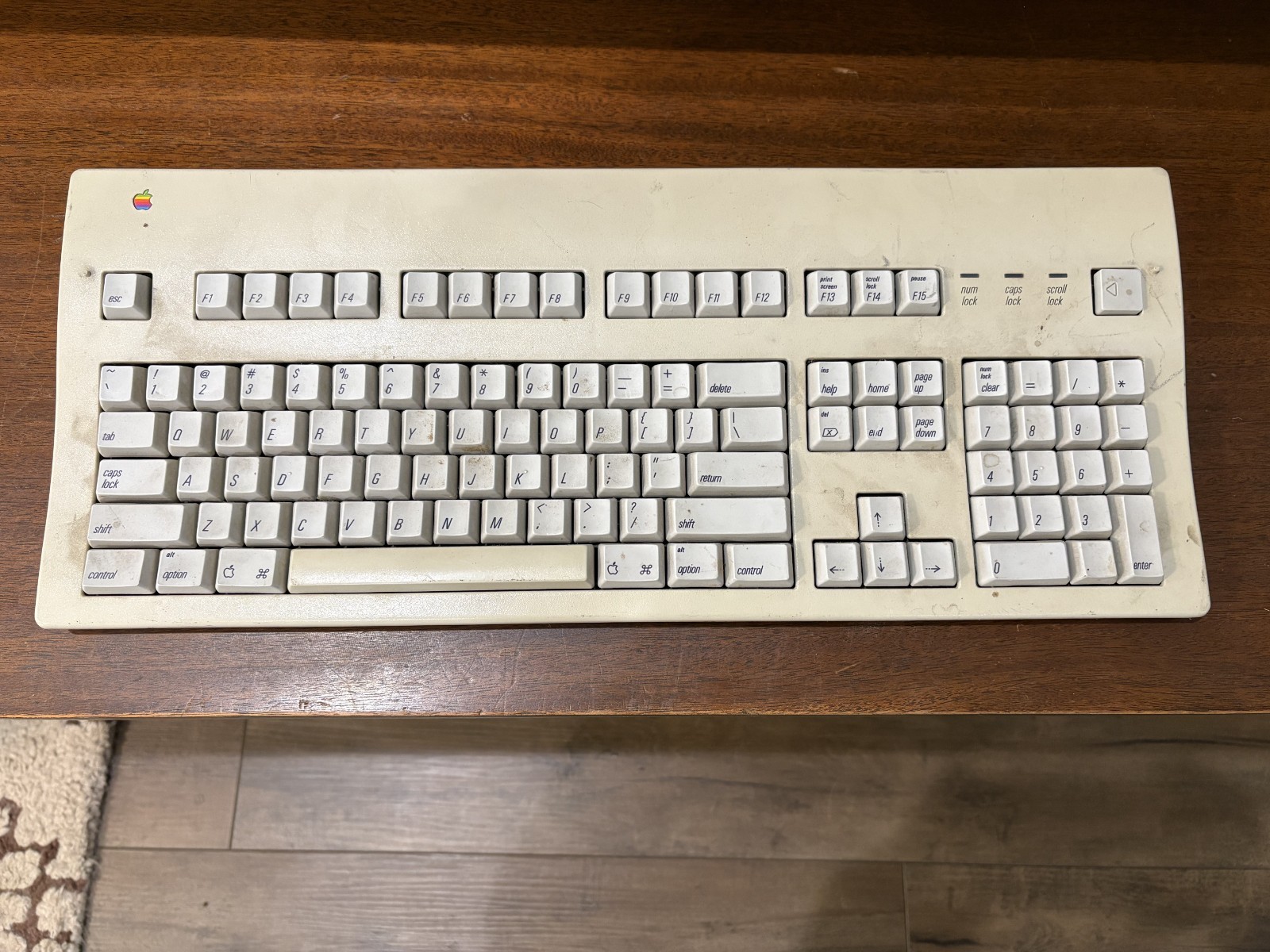 Apple Macintosh Extended Keyboard II M3501 Vintage (UNTESTED/FOR PARTS)