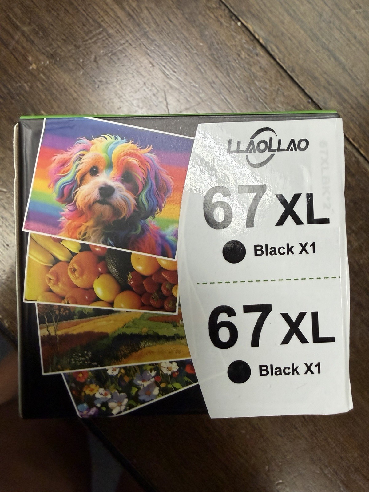 Llaollao 67XL Black Inkjet Compatible Ink Cartridge for HP Printers