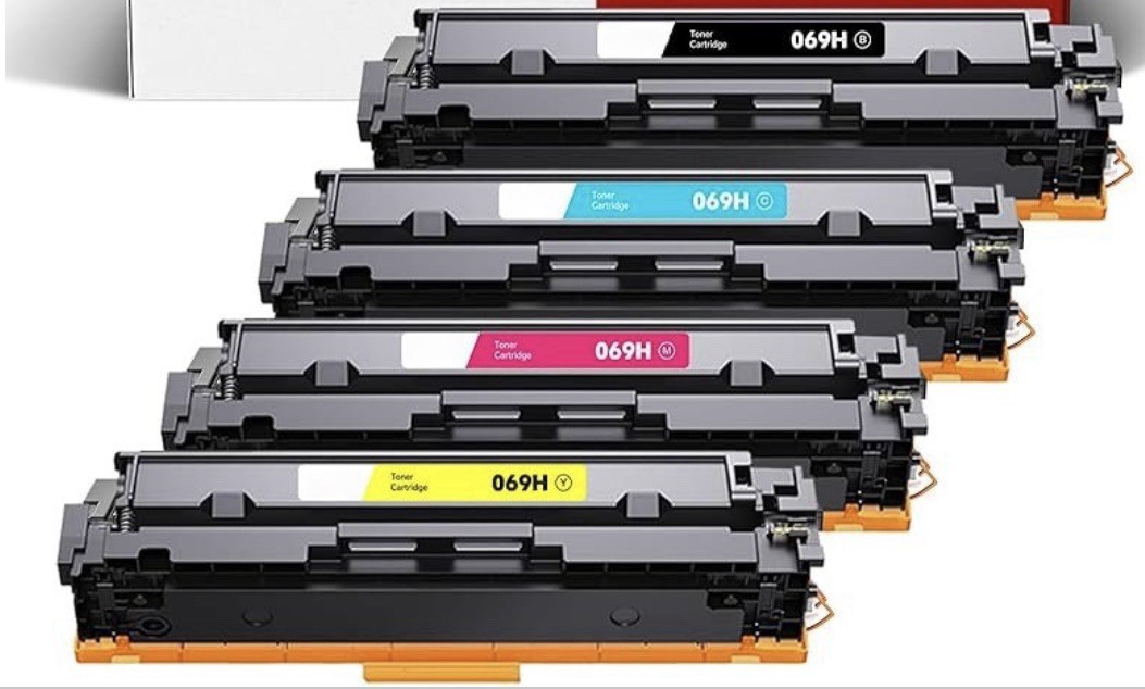 069 High Yield Toner Cartridge Set Replacement for Canon 069 4-Pack New/Sealed.
