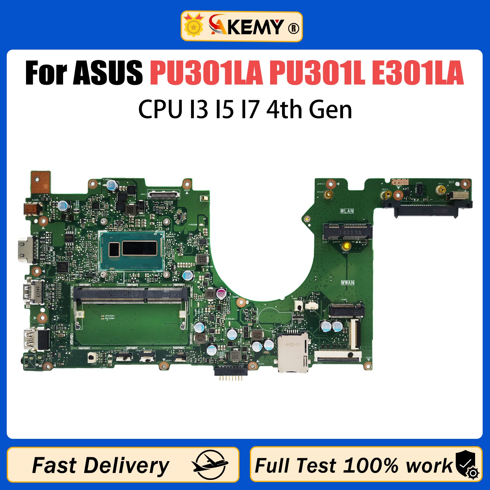 For ASUS ASUSPRO ESSENTIAL Pro  E301LA PU301LA PU301L Pro301LA E301LA Mainboard