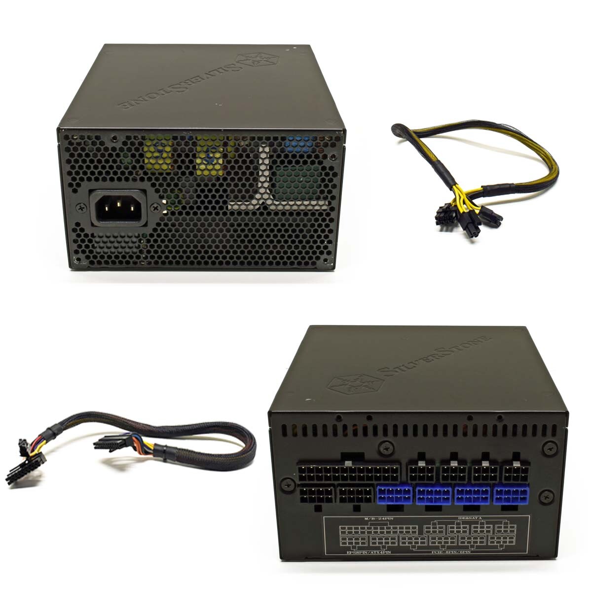 SilverStone SST-ST75F-P Strider Plus Silver Series, 750W Power Supply + Cable