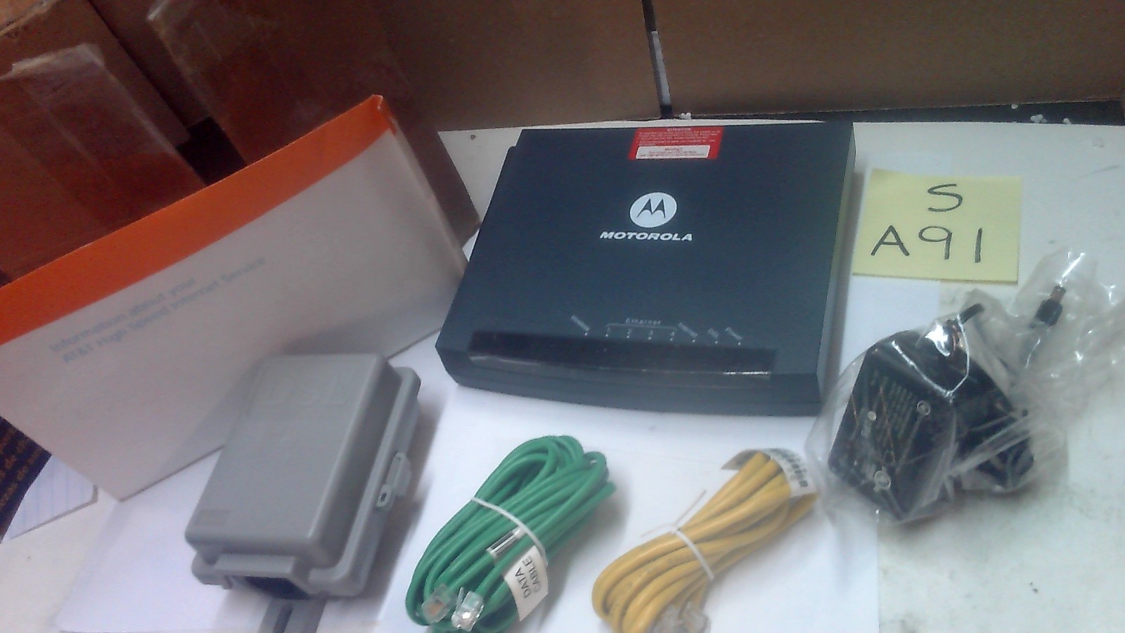 MOTOROLA HIGH SPEED INTERNET SERVICE ( FOR AT&T)