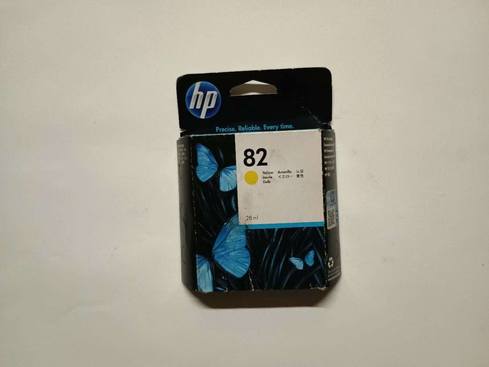 Genuine HP 82 Yellow Ink Cartridge Sealed EXP: 09/2018