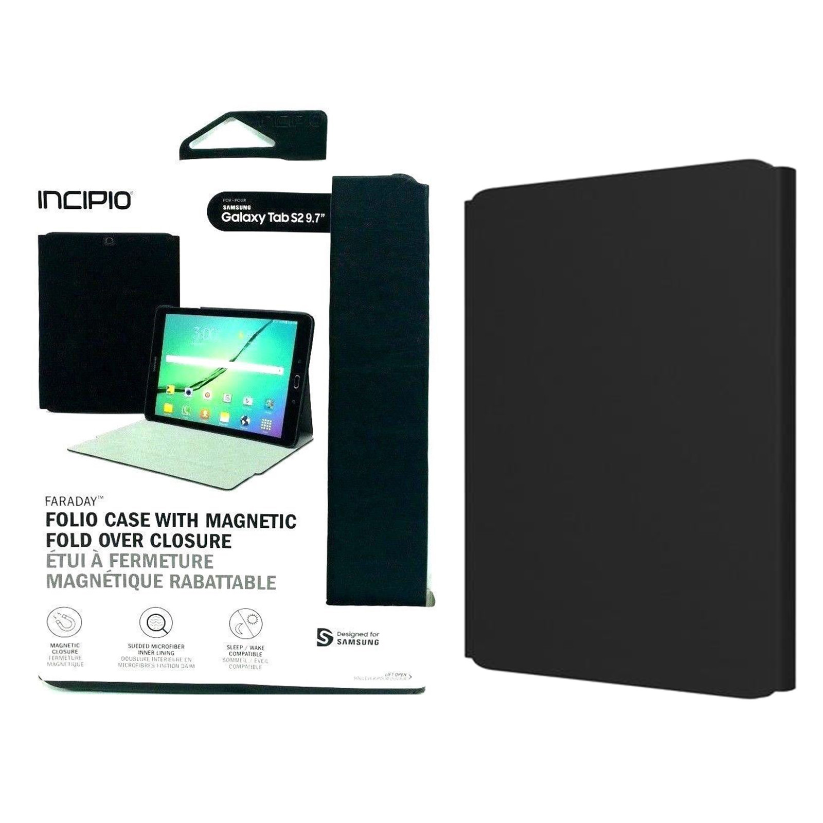 Lot of 10 Incipio Faraday Folio Magnetic Closure Case Samsung Galaxy Tab S2 9.7"