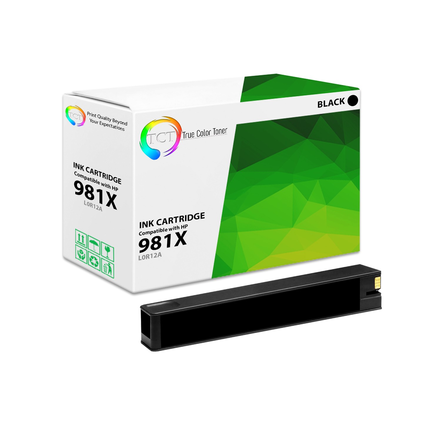 TCT 981X Black HY L0R12A For HP PageWide 586dn 586f 556dn 556xh 586z Compatible