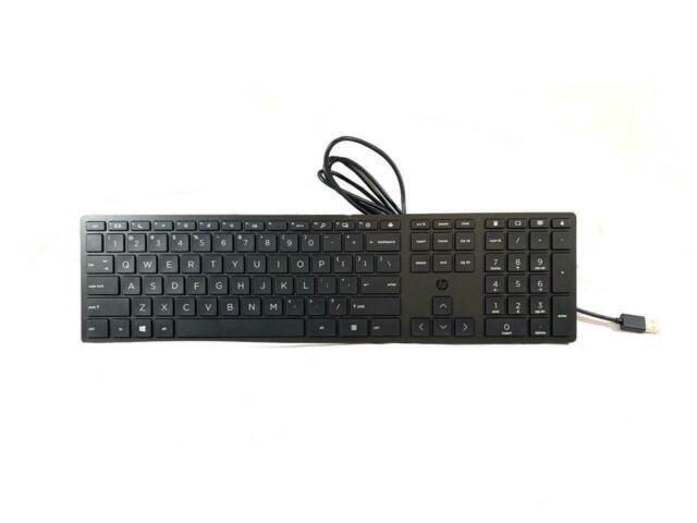HP Smart Buy Wired 320K Slim Keyboard Black 108 Keys USB-A HSA-C001K L96909-001