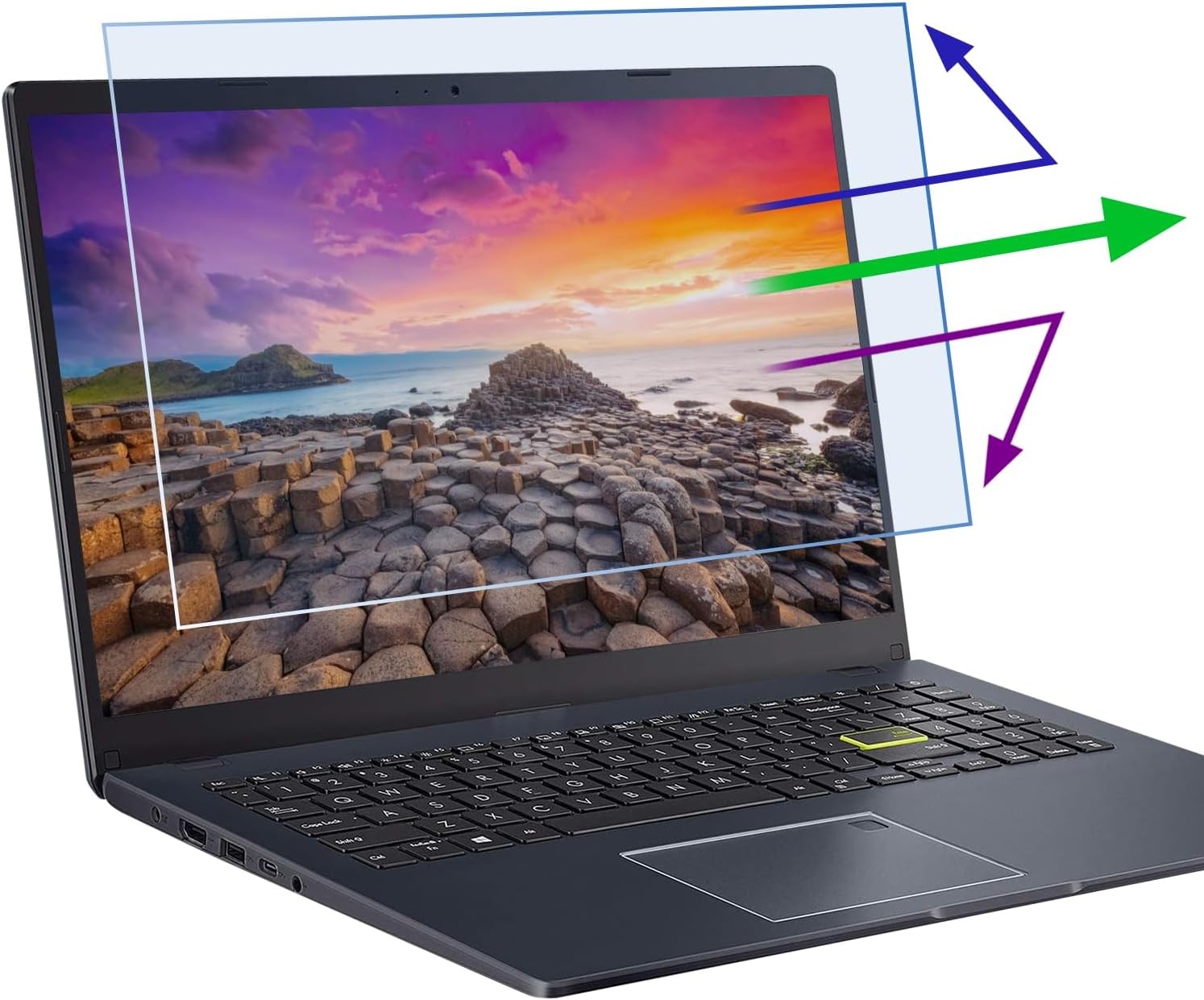 2 Pack 14 Inch Anti Blue Light Screen Protector for HP 14" Laptop/HP Pavilion 14