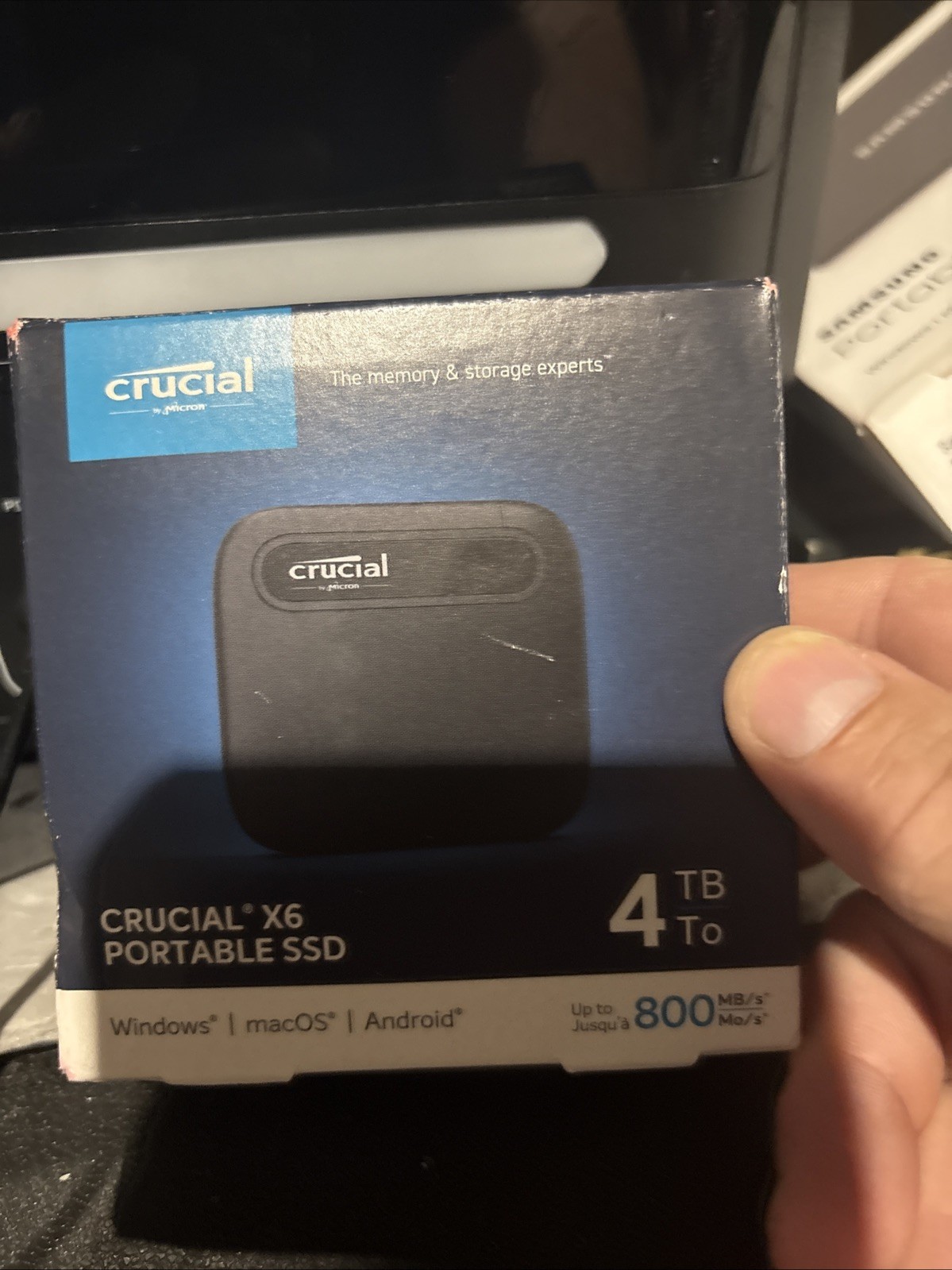 Crucial X10 Pro 4TB Portable External SSD, Up to 2100MB/s Read & 2000MB/s Write