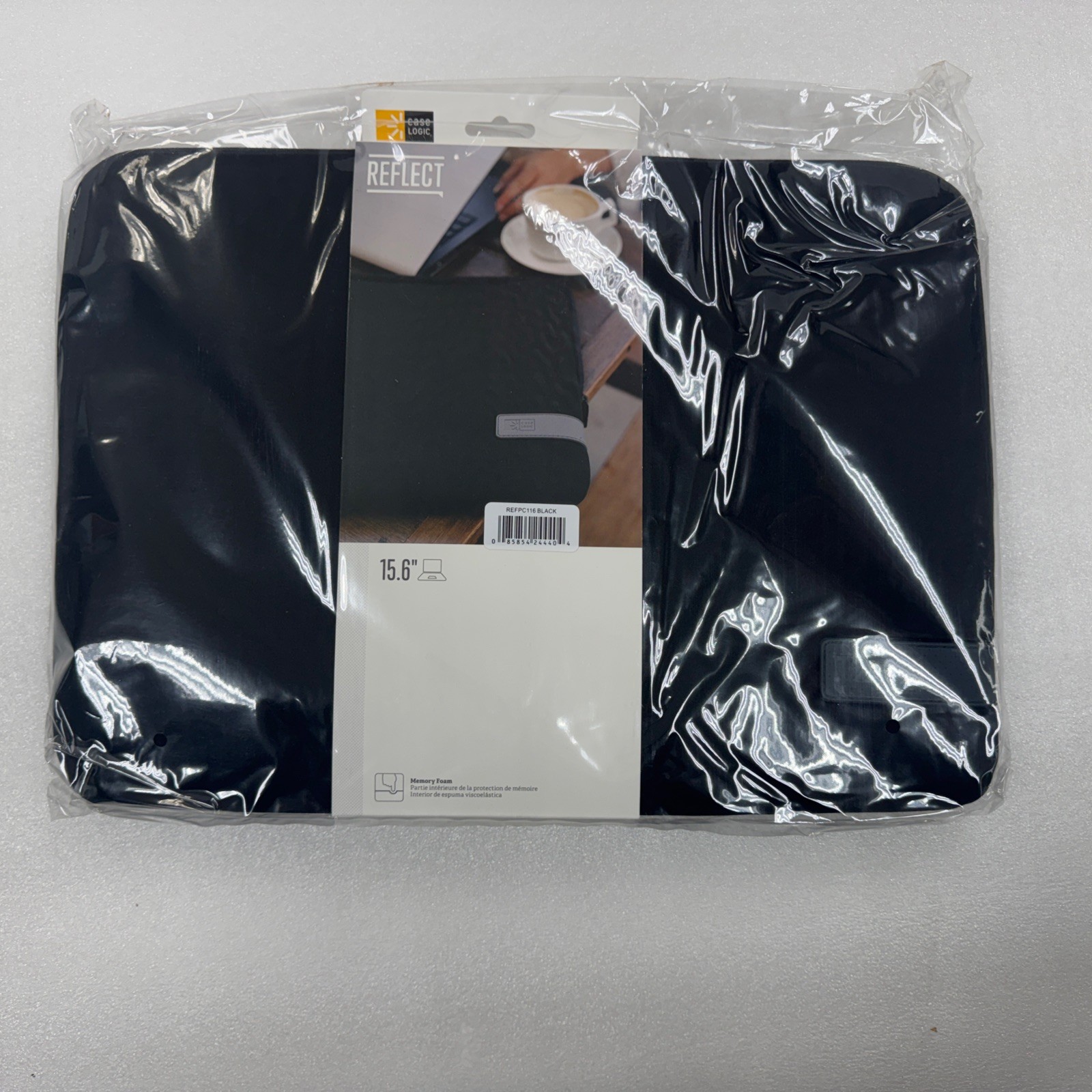 Case Logic Reflect Memory Foam 15.6 in Laptop Sleeve - Black
