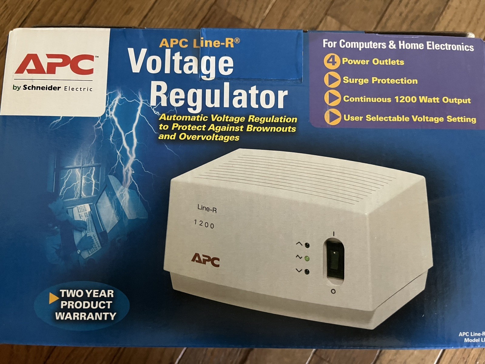 APC Line-R 1200VA Automatic Voltage Regulator IN BOX