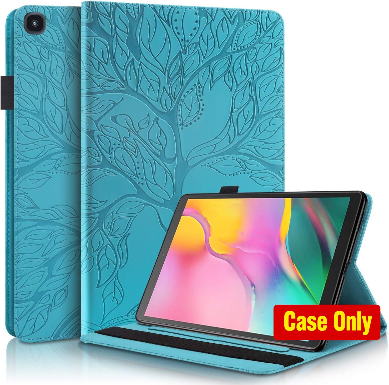Case for Samsung Galaxy Tab A 10.1 2019, Premium Slim PU Leather, Stand Folding