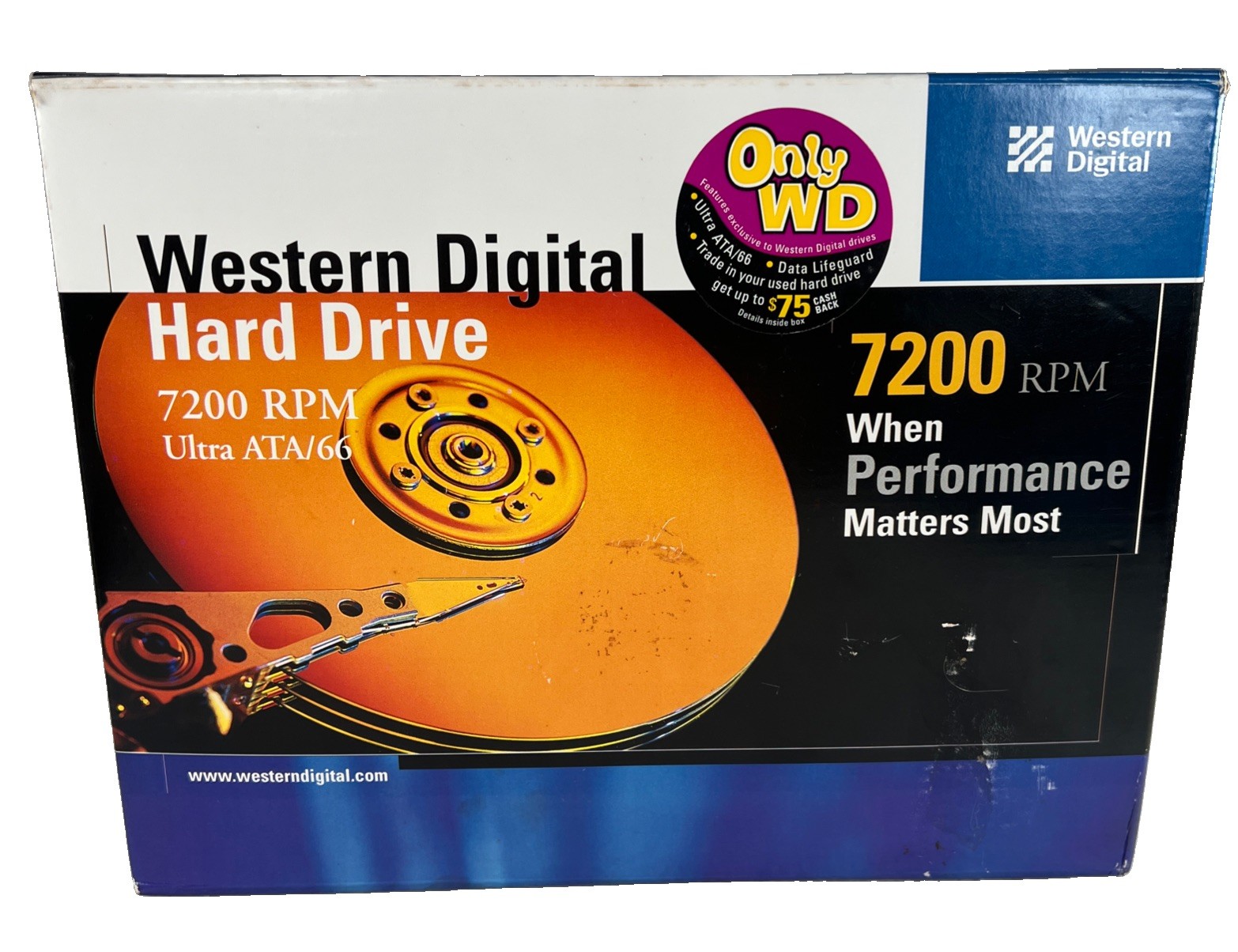 Western Digital Hard Drive HDD 7200 RPM Ultra ATA/66 NOS New-Open Box