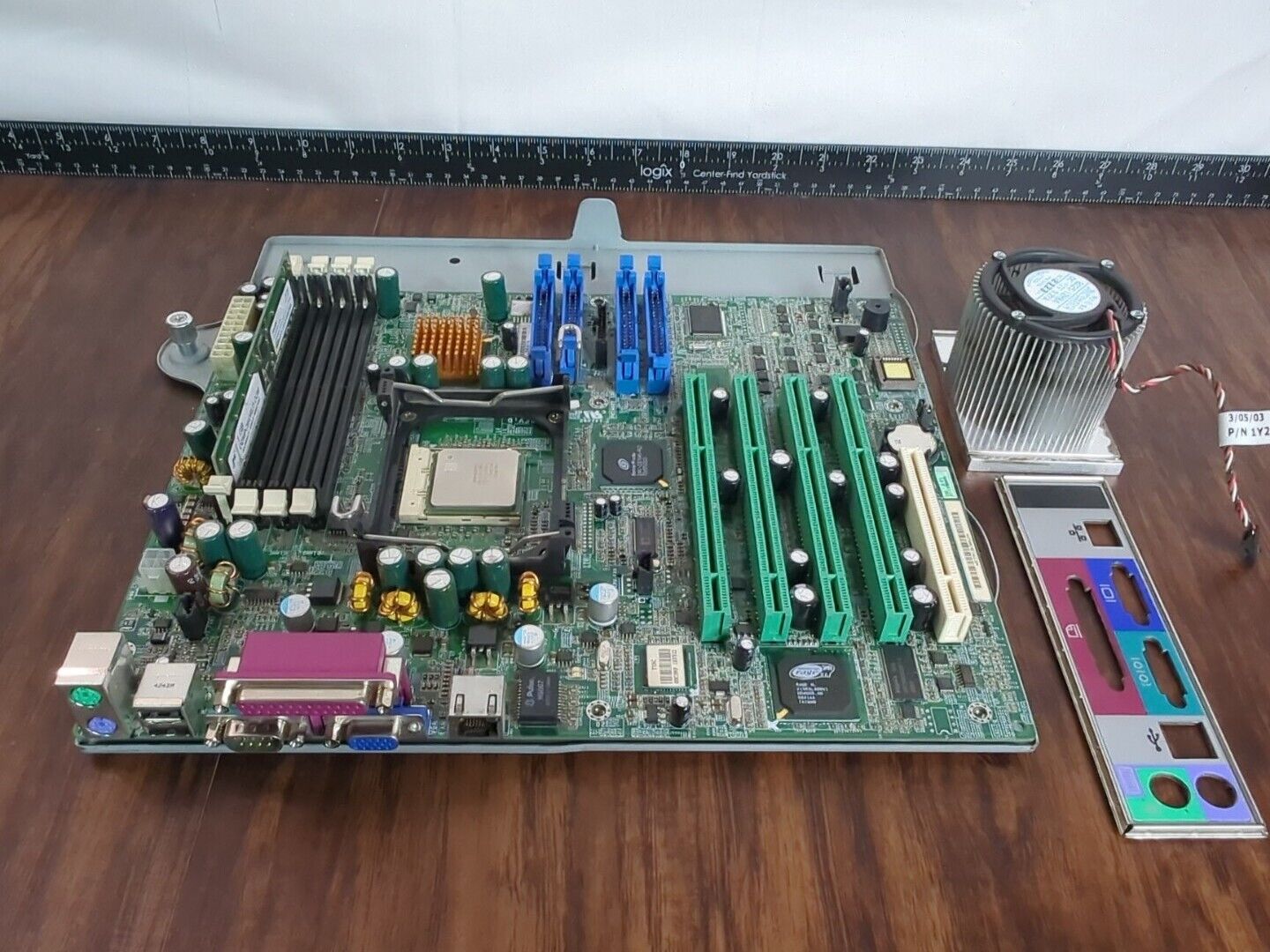 Dell PowerEdge 600SC 05Y002 MOTHERBOARD + 1GB RAM + Pentium 4 2.4ghz AS IS