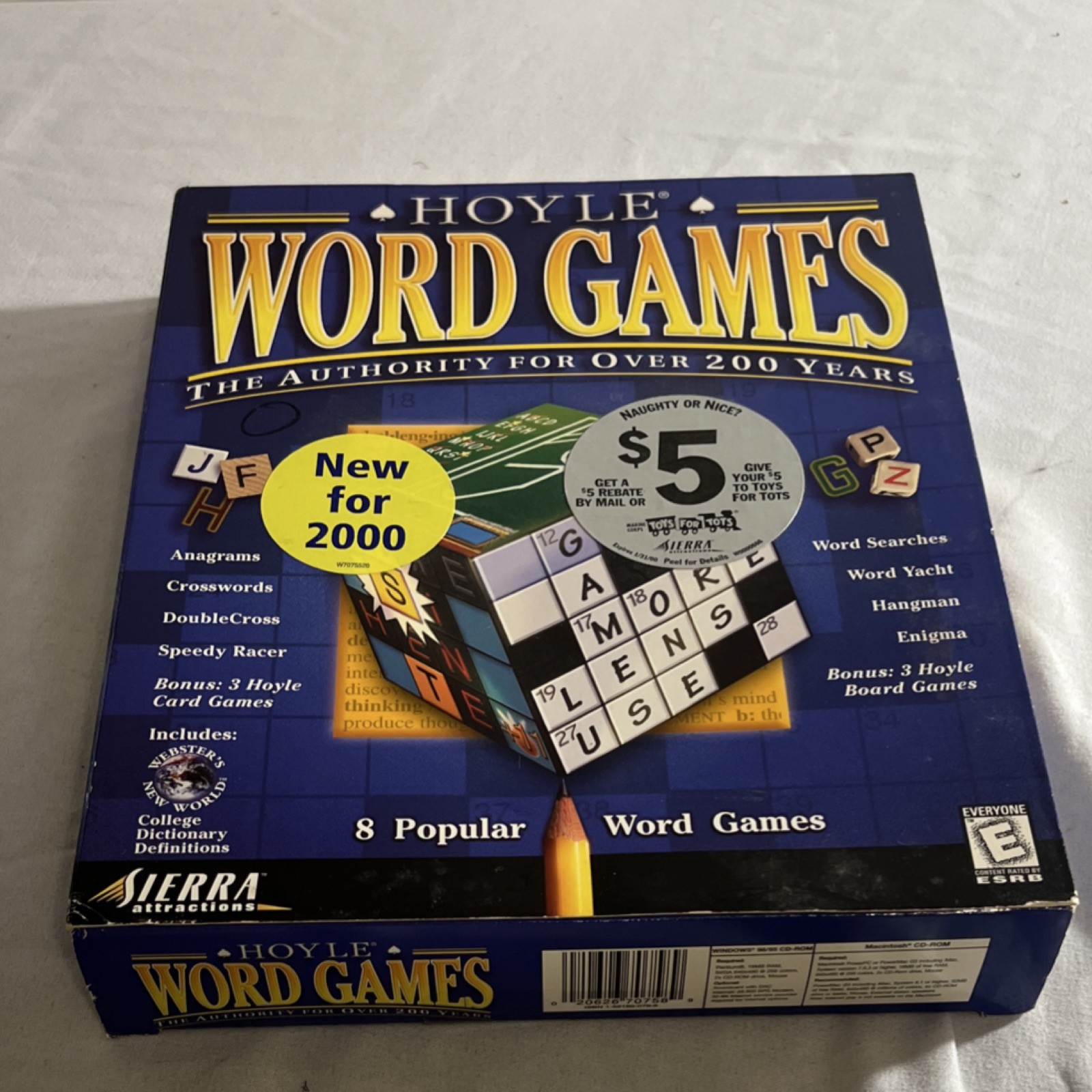 Sierra Attractions Hoyle Word Games CD PC/Mac English Commercial 50MB 2000