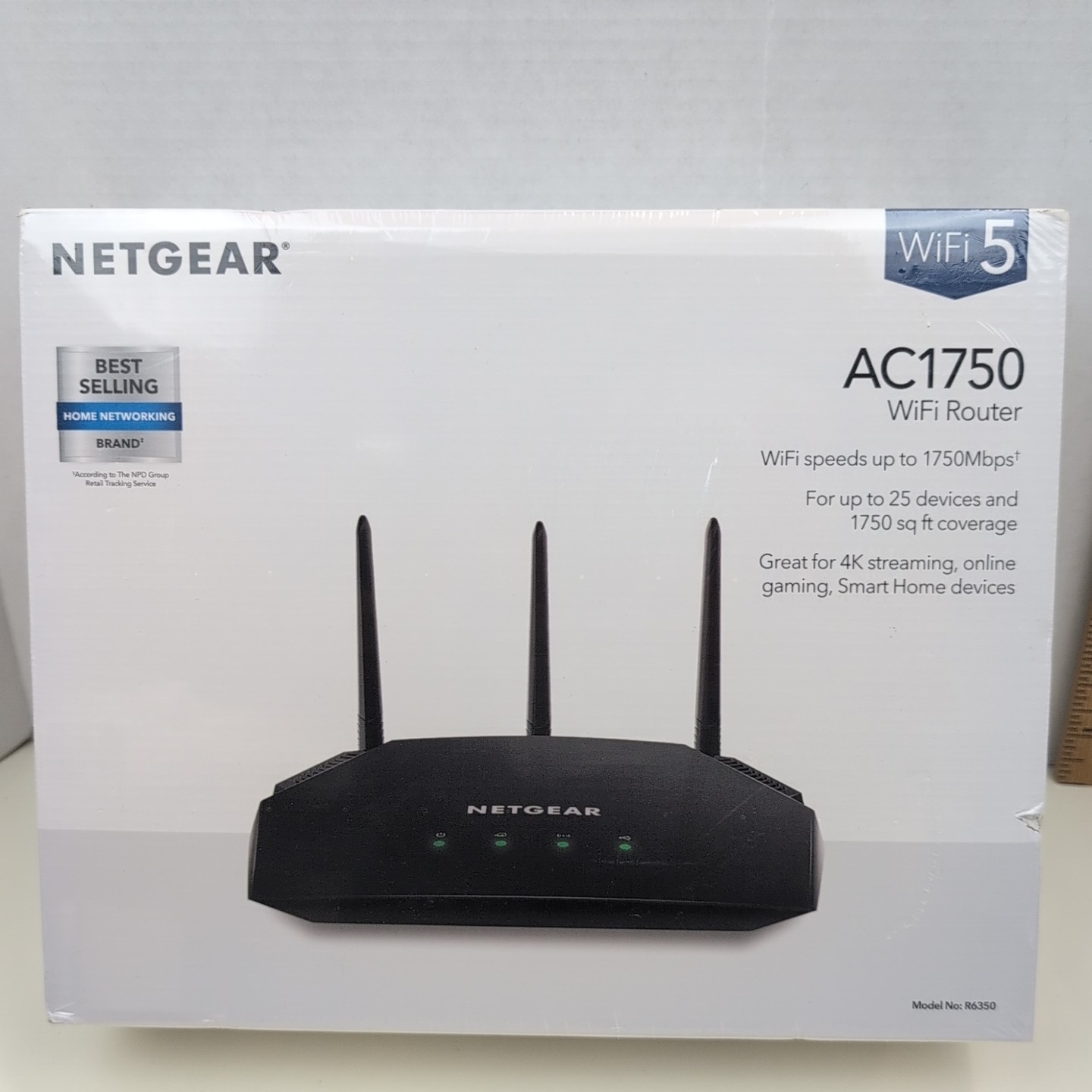 NETGEAR AC1750 WiFi 5 Router R6350 Dual Band Gigabit Wireless Sealed