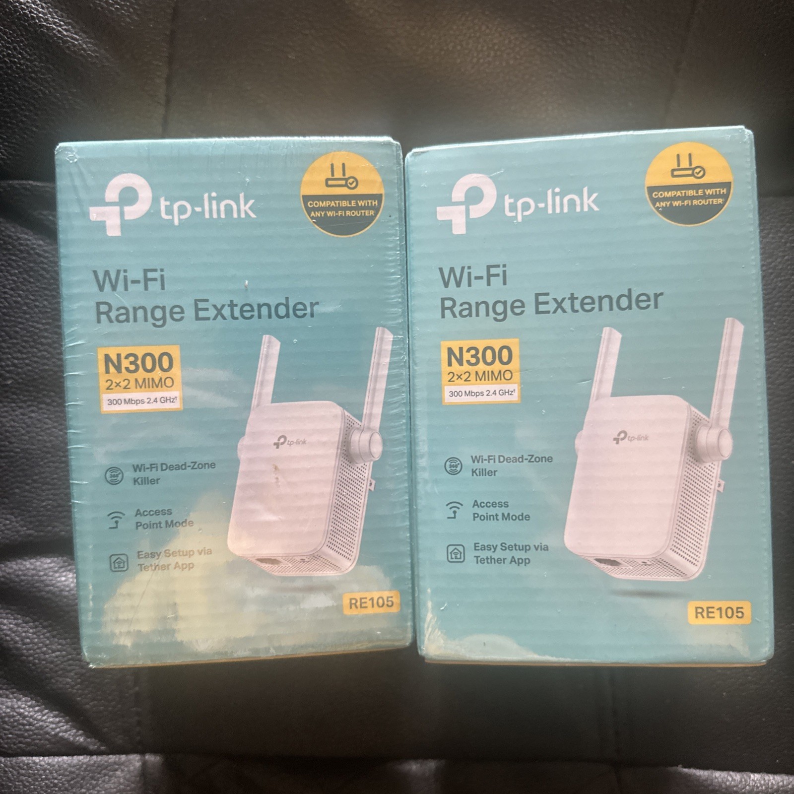 TP-Link N300 WiFi Extender RE105 Single Band WiFi Signal Booster 2.4Ghz EL6 TWO