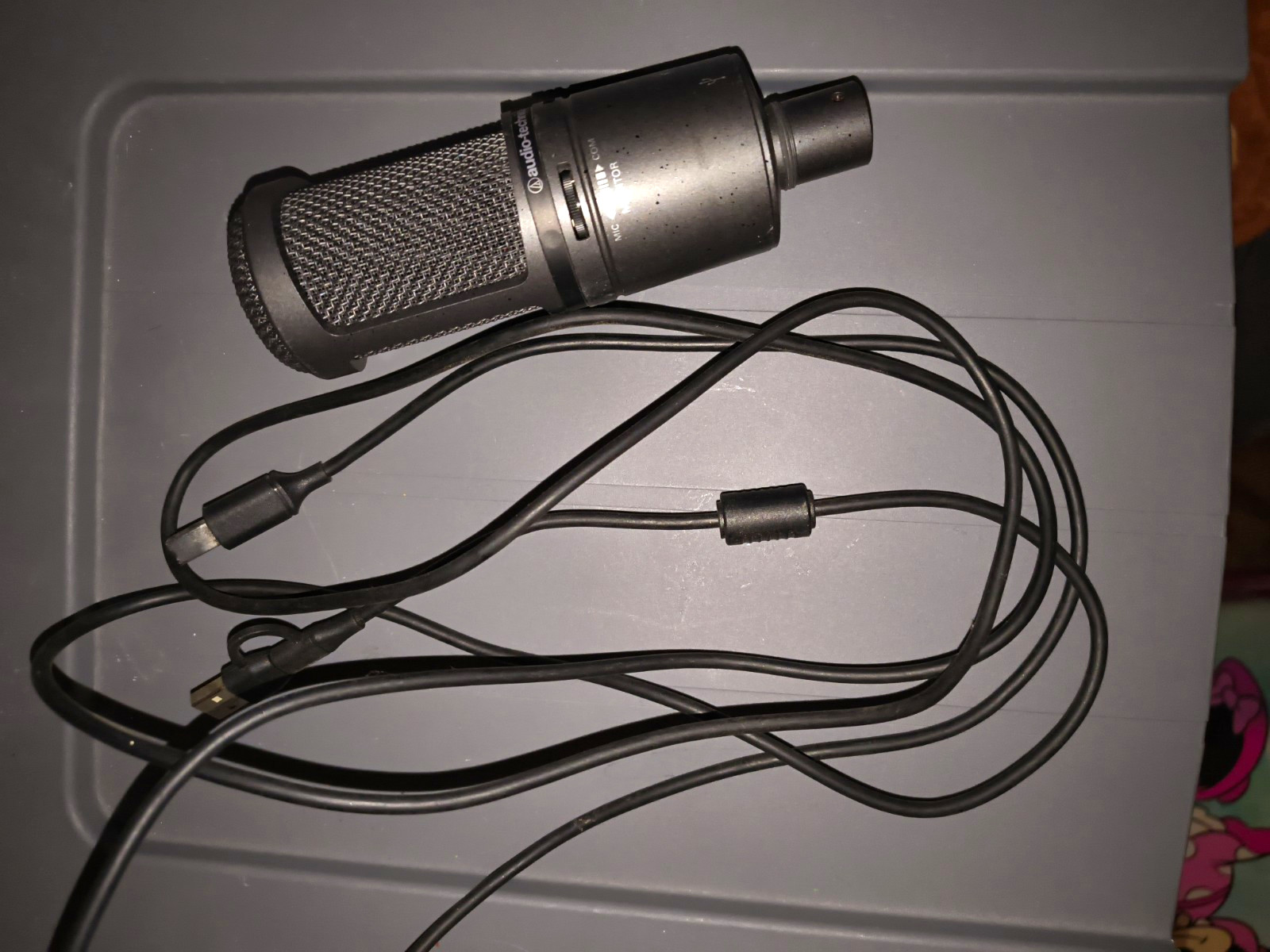 Audio-Technica AT2020USB+ Condenser Cardioid USB Microphone Black
