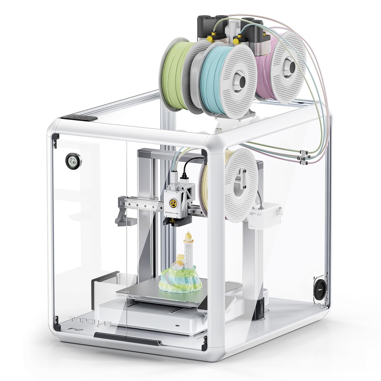 F2 SE Acrylic 3D Printer Enclosure for Bambu Lab A1 and A1 Combo
