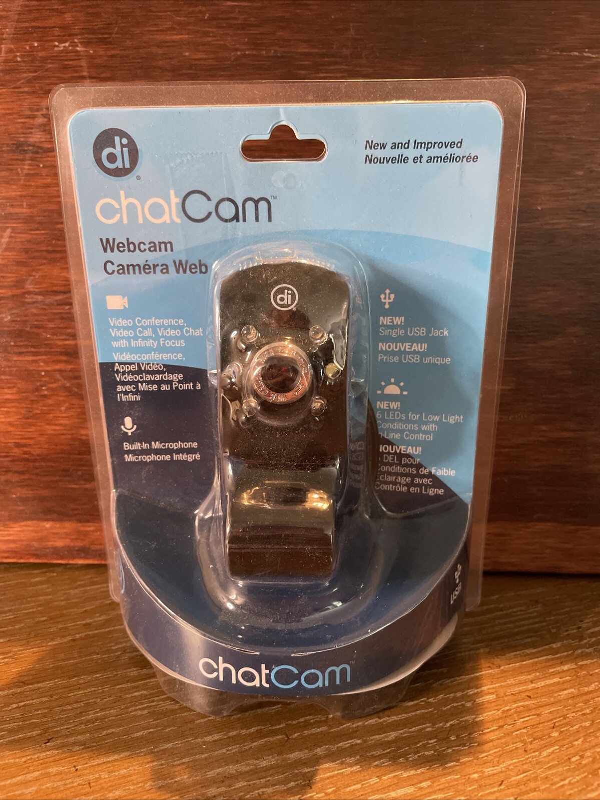 Digital Innovations Chat Cam Webcam Black Brand New