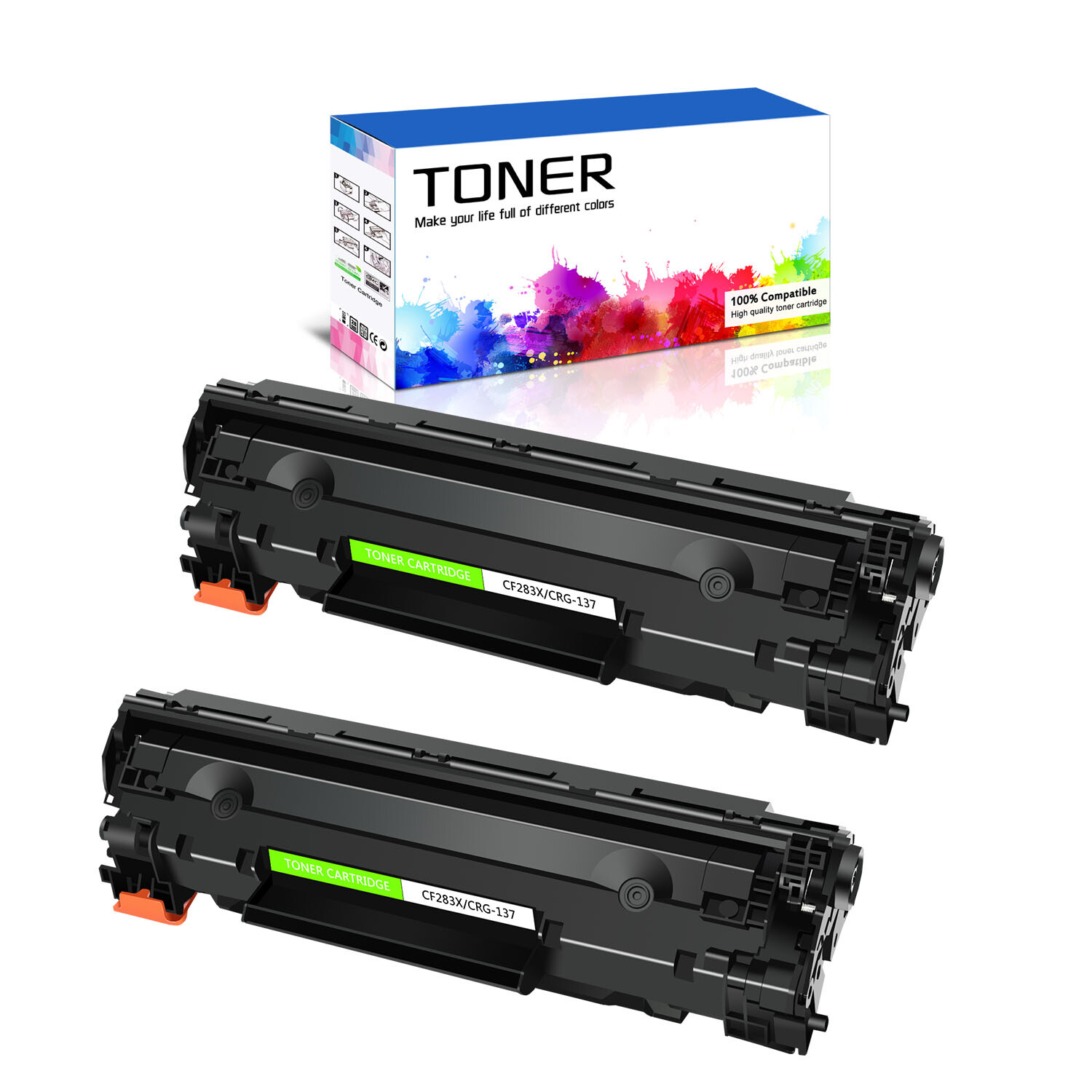 2PK CRG137 Toner Cartridge for Canon ImageClass MF211 MF212w MF216n MF217w 