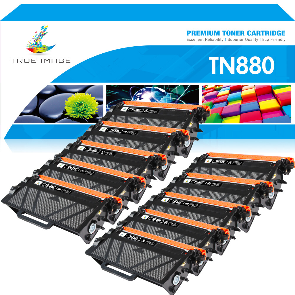 10 Pack TN880 High Yield Toner Cartridge Compatible With Brother HL-L6200DW