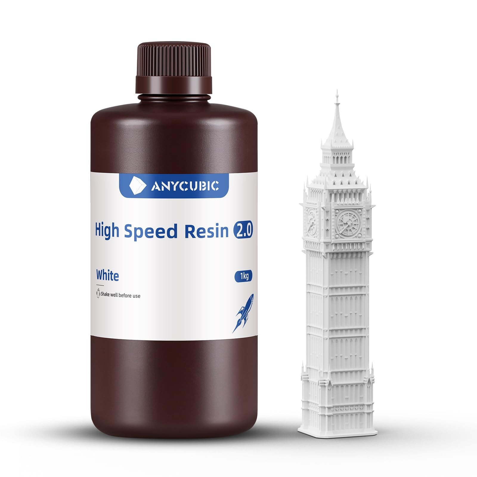 ANYCUBIC High Speed 3D Printer Resin 2.0, Print Up to 3X Faster, Special for ...