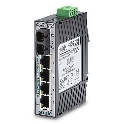 5 port industrial ethernet switch model se-sw5u-sc