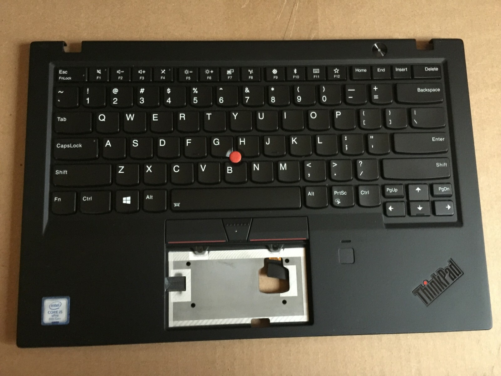 Original Lenovo Thinkpad X1 Carbon 6TH GEN Keyboard with Palmrest and Bezel