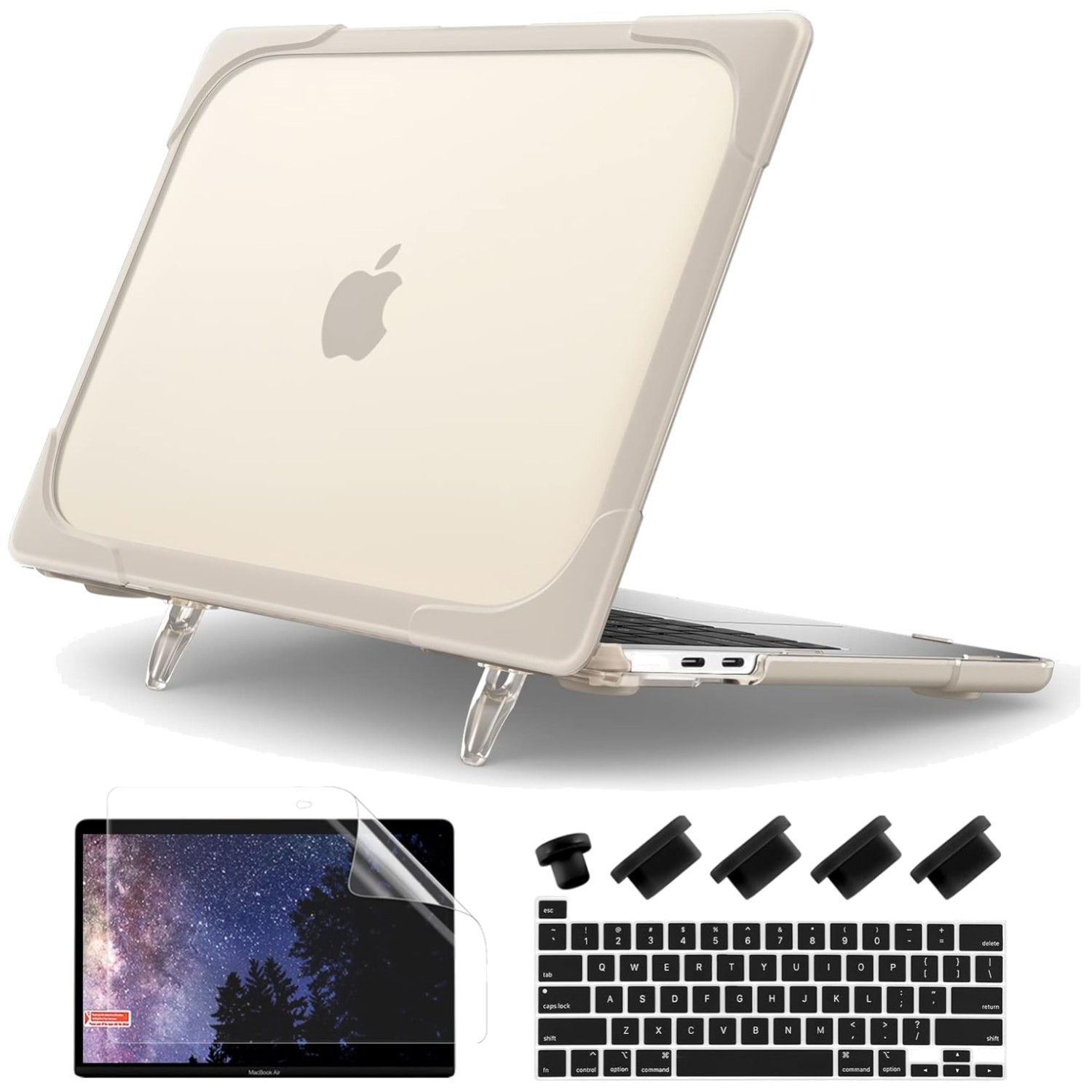 Matte Translucent Hard Shell MacBook Pro 13" Case