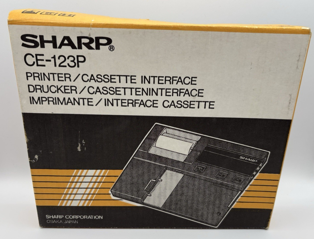 Vintage Sharp CE-123P Printer Cassette Interface w/ Original Box