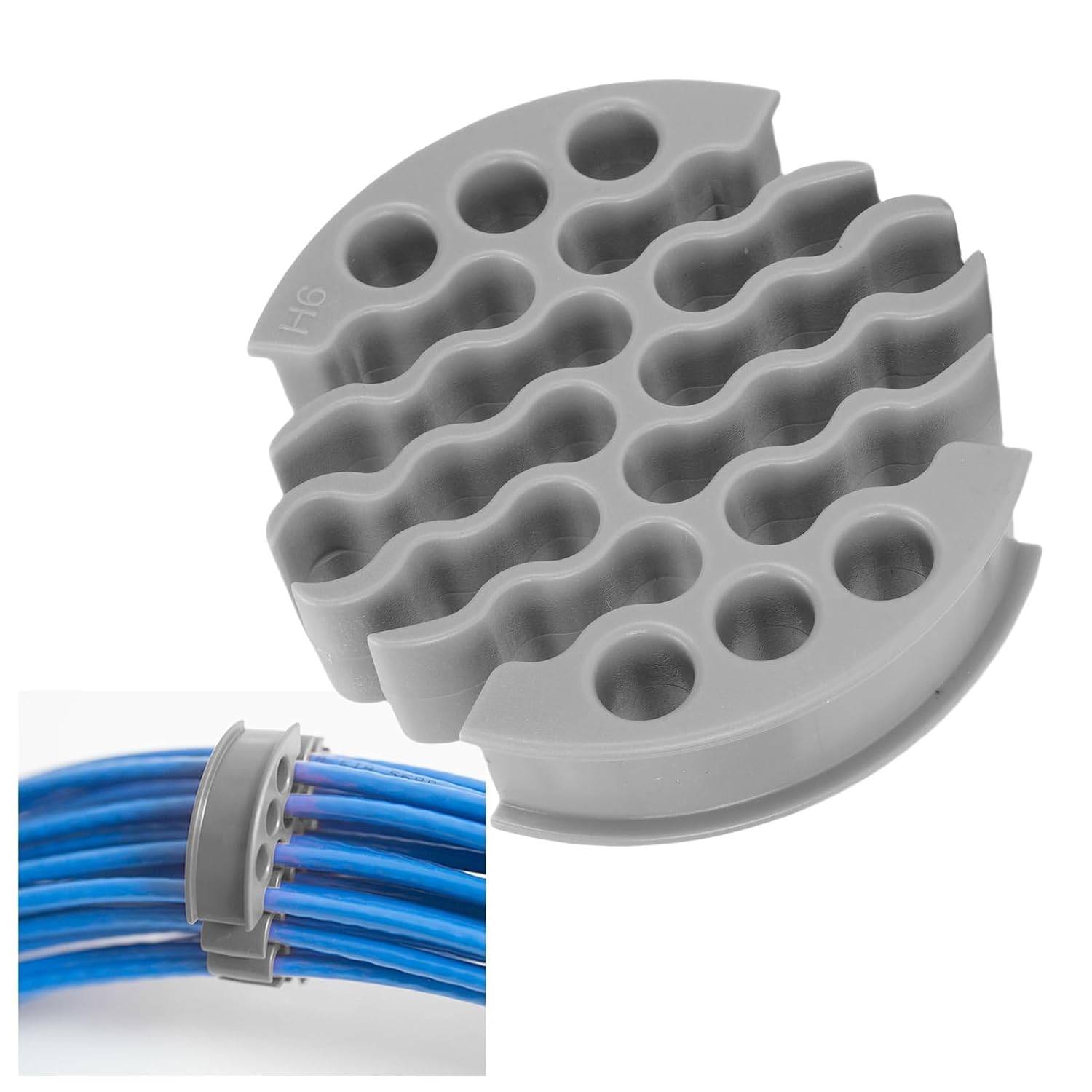 Wire Comb, Cable Comb Organizer Network Cable Management Clips for Dressing Comb
