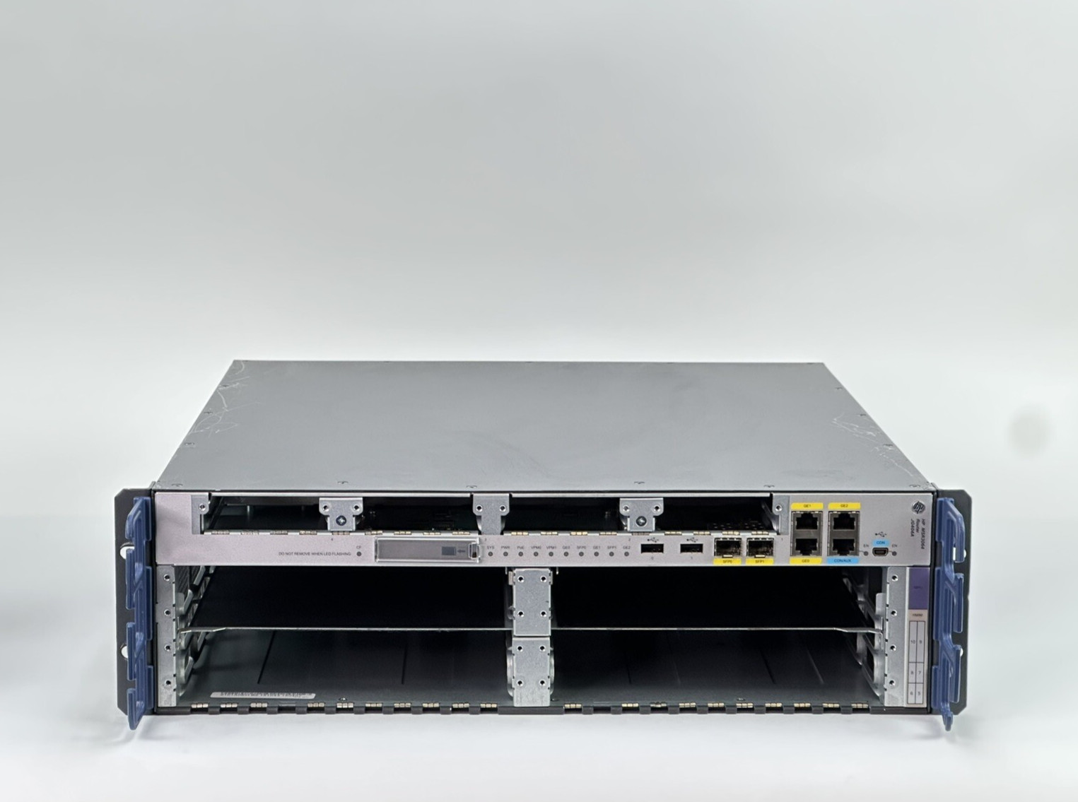 HPE FlexNetwork MSR3064 Router 3x 1GbE RJ45 2x SFP 1x PSU BGP OSPF IPv6 JG404A