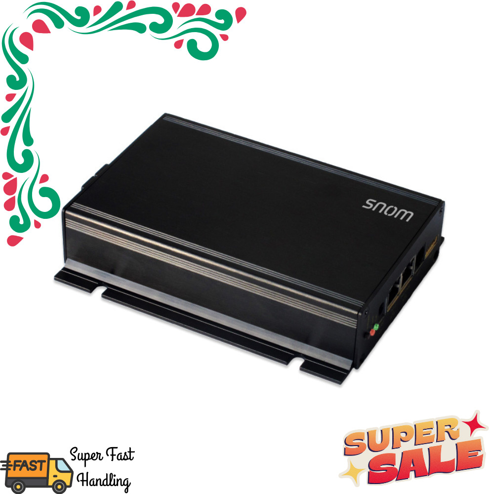 SNOM-PA1-PLUS SNOM PA1+ ANNOUNCEMENT SYSTEM, PLUS VOIP PAGING AMPLIFIER, HD.e