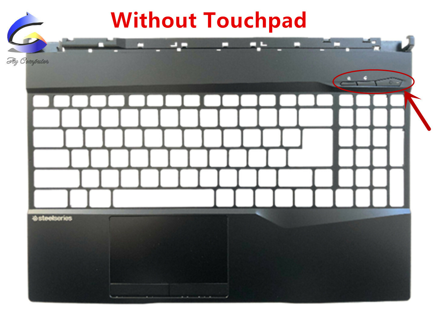 New For MSI GL65 GP65 Upper Case Palmrest Cover / Bottom Base / Hinges Cover 