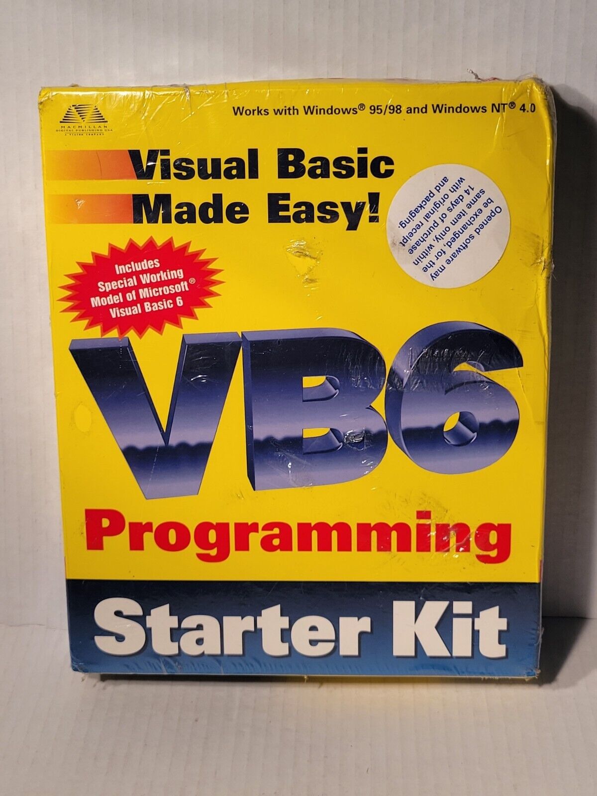 Visual Basic Made Easy VB6 programming starter Kit NEW Sealed