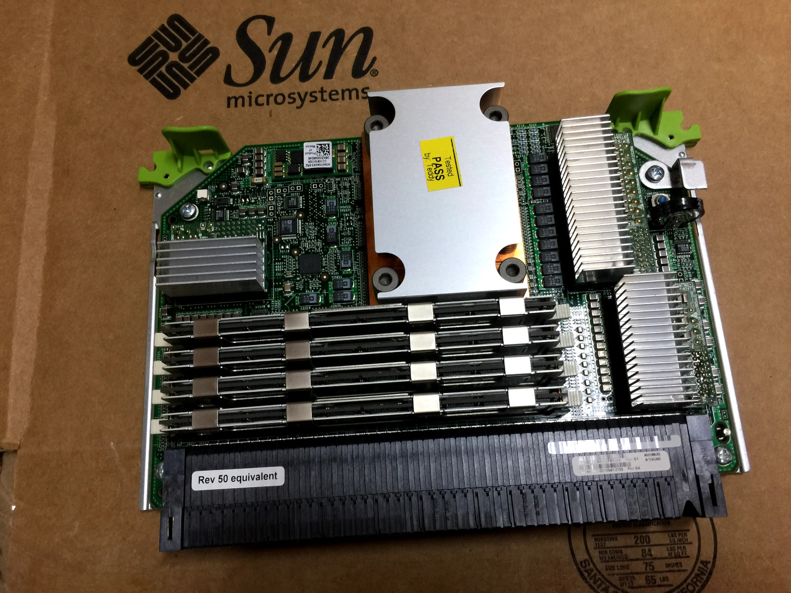 NEW, SUN 541-2753-04  1.4ghz-8core CPU Module w 16gbRAM, T5440, test-PASS