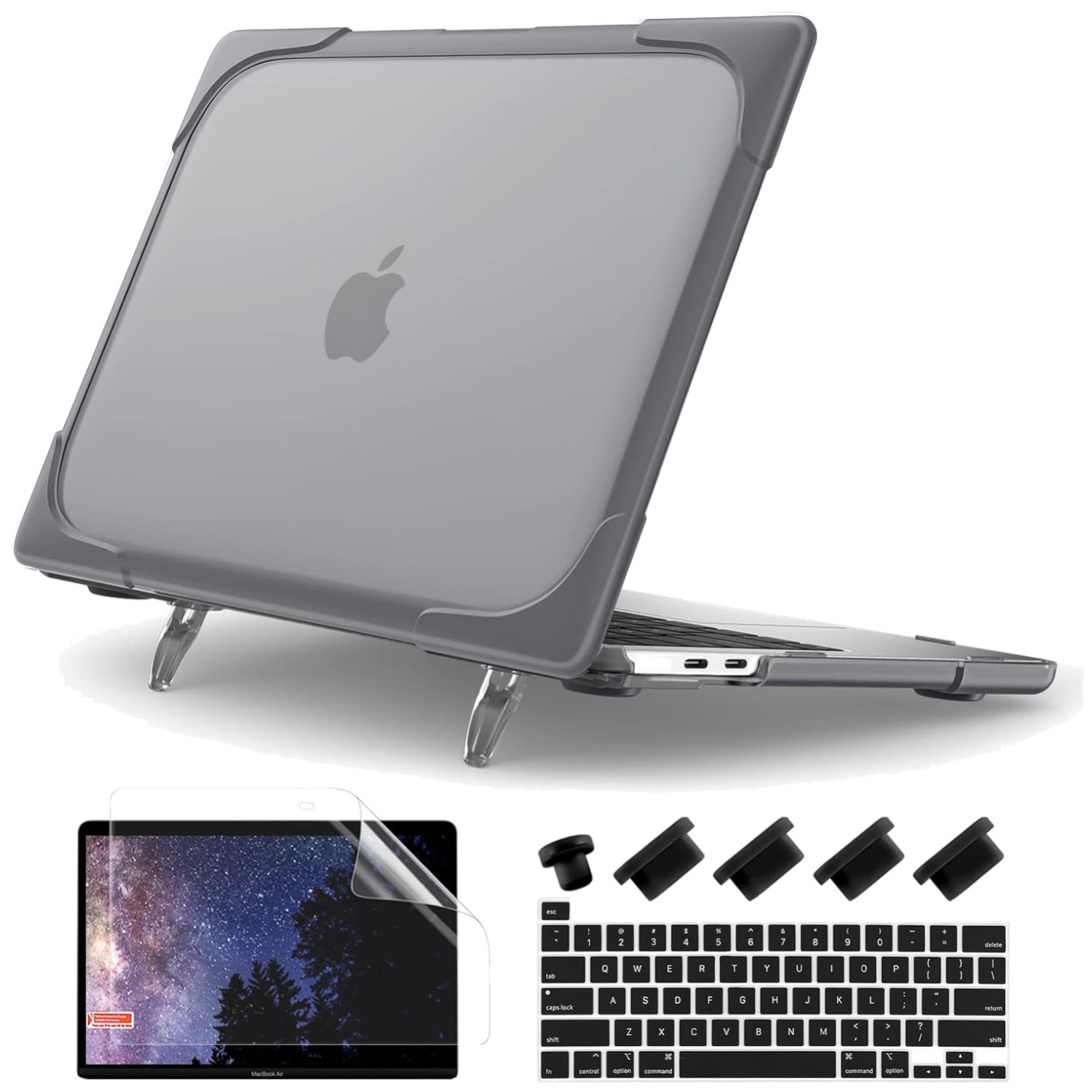 Military-Grade Hybrid Armor Case for MacBook Pro 13 Inch