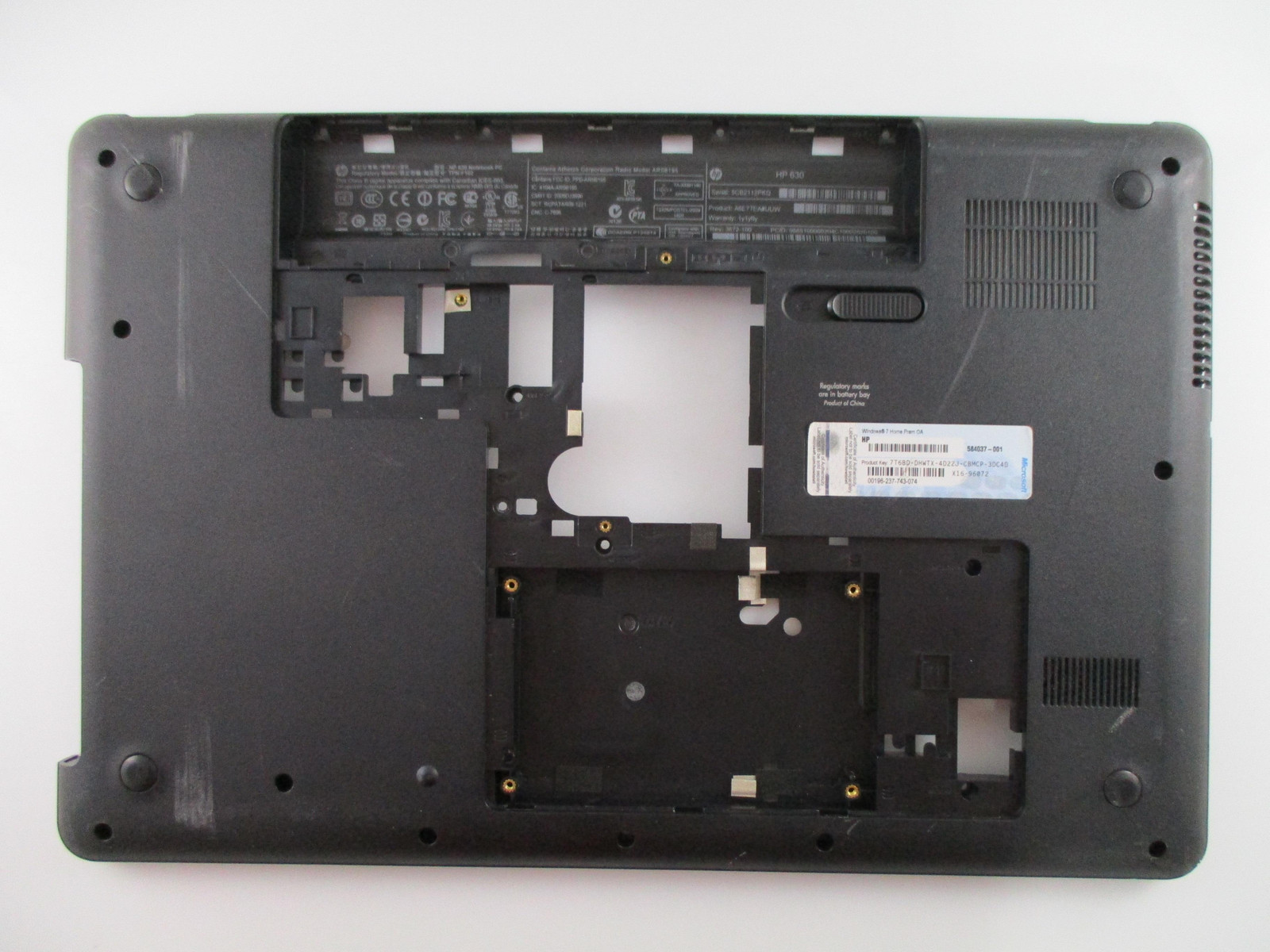 Bottom Cover HP 630 646838-001 Original #0