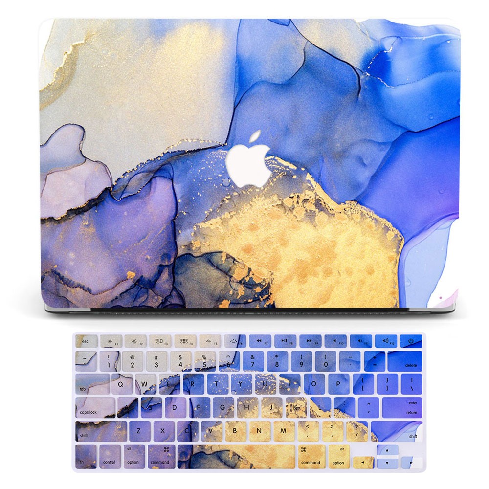 Liquid Marble Shell+Keyboard Cover For Macbook M5 Air 15 13 Pro 16 14 11 12 inch