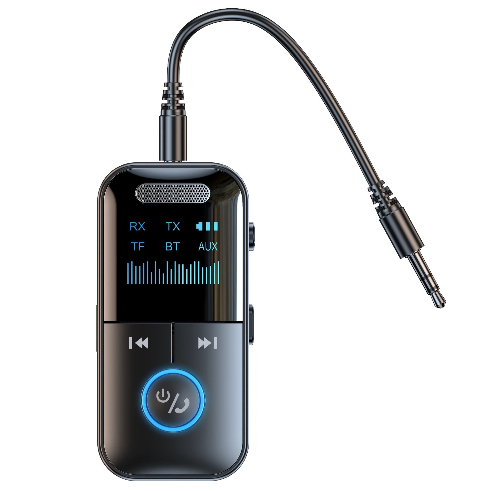 Wireless Bluetooth Transmitter Receiver MP3 Player Car Audio 3.5mm AUX Adapter