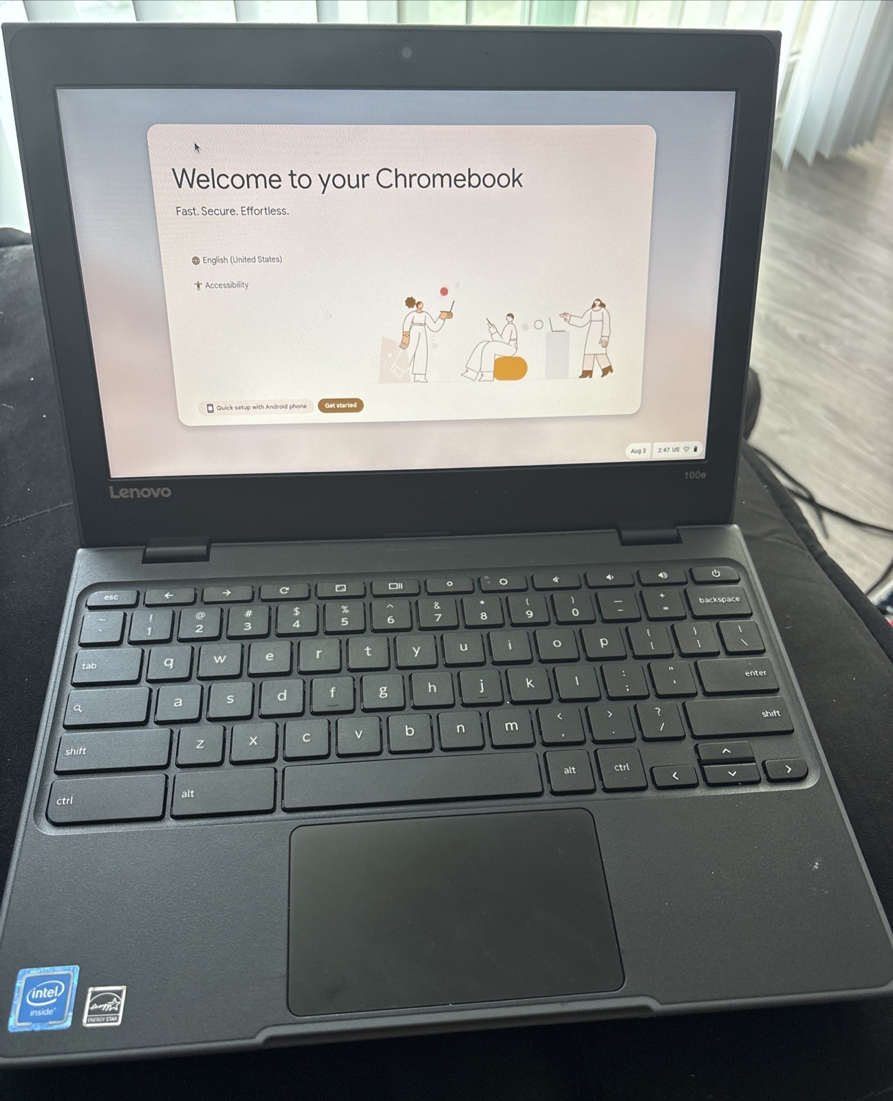 Lenovo 81ER0002US Chromebook 100e 11.6" 1.10GHz 4GB RAM 32GB eMMc