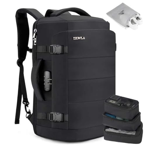 TZ - TZOWLA 40L EXPANDABLE TRAVEL LAPTOP BACKPACK 17.3" JP