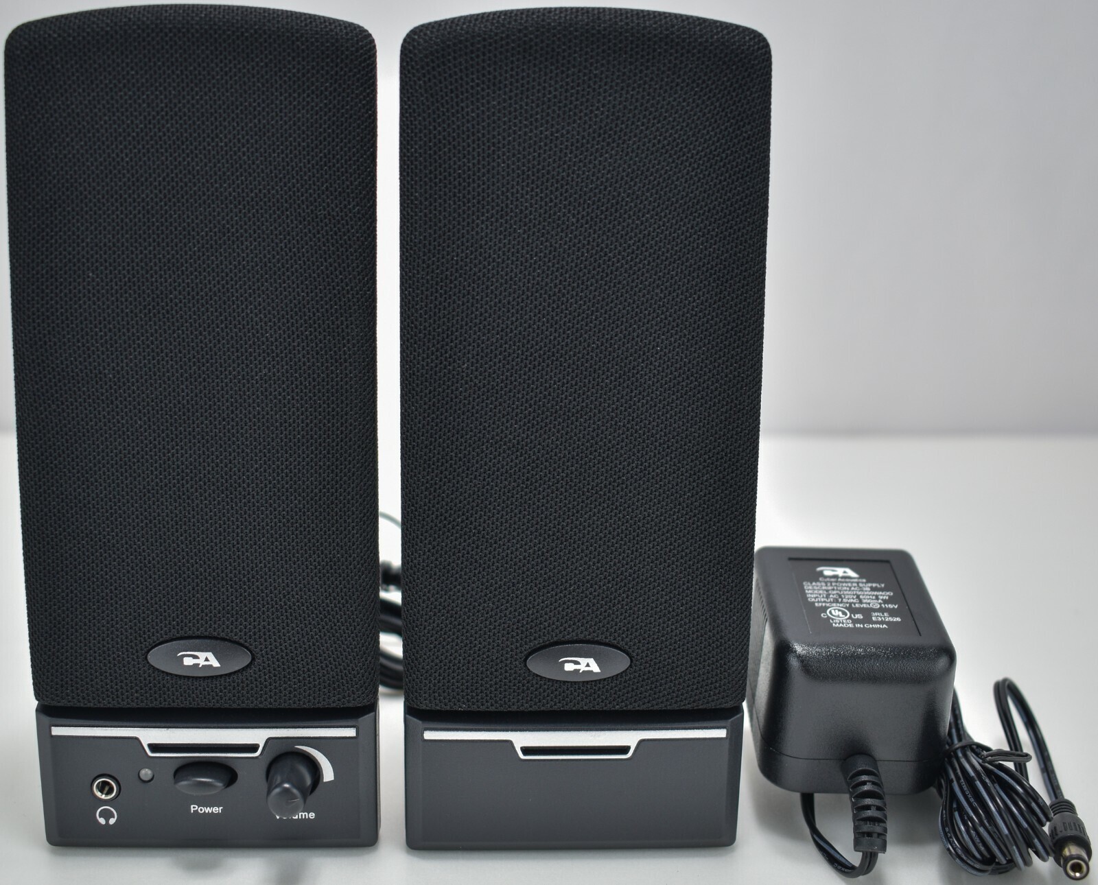 Cyber Acoustics CA-2014 Computer Speakers, Full Stereo Sound -Free Shipping
