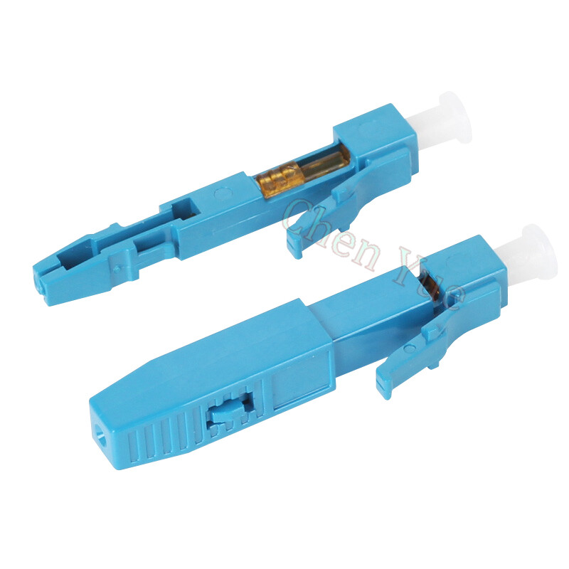 50pcs Embedded type LC/UPC Fibre Quick Fast Optic Connector 0.9mm Fast Connector