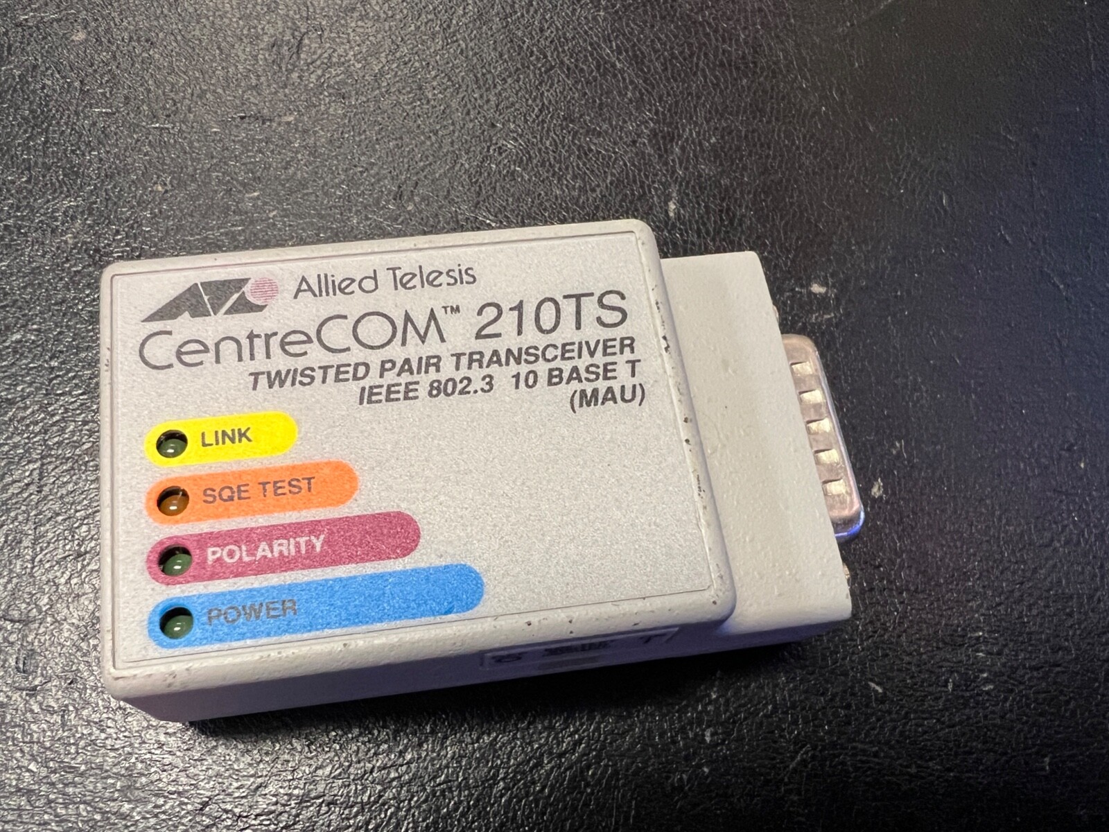 Allied Telesyn Centrecom 210TS Twisted Pair Micro Transceiver AT-210TS