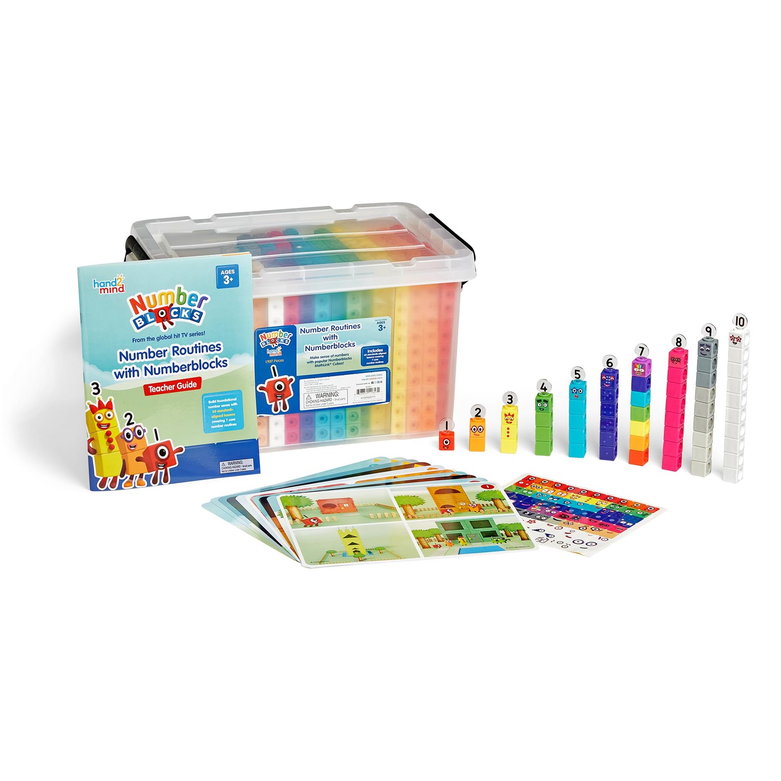 Counting Blocks Math Manipulatives Numberblocks Class Set Preschool hand2mind