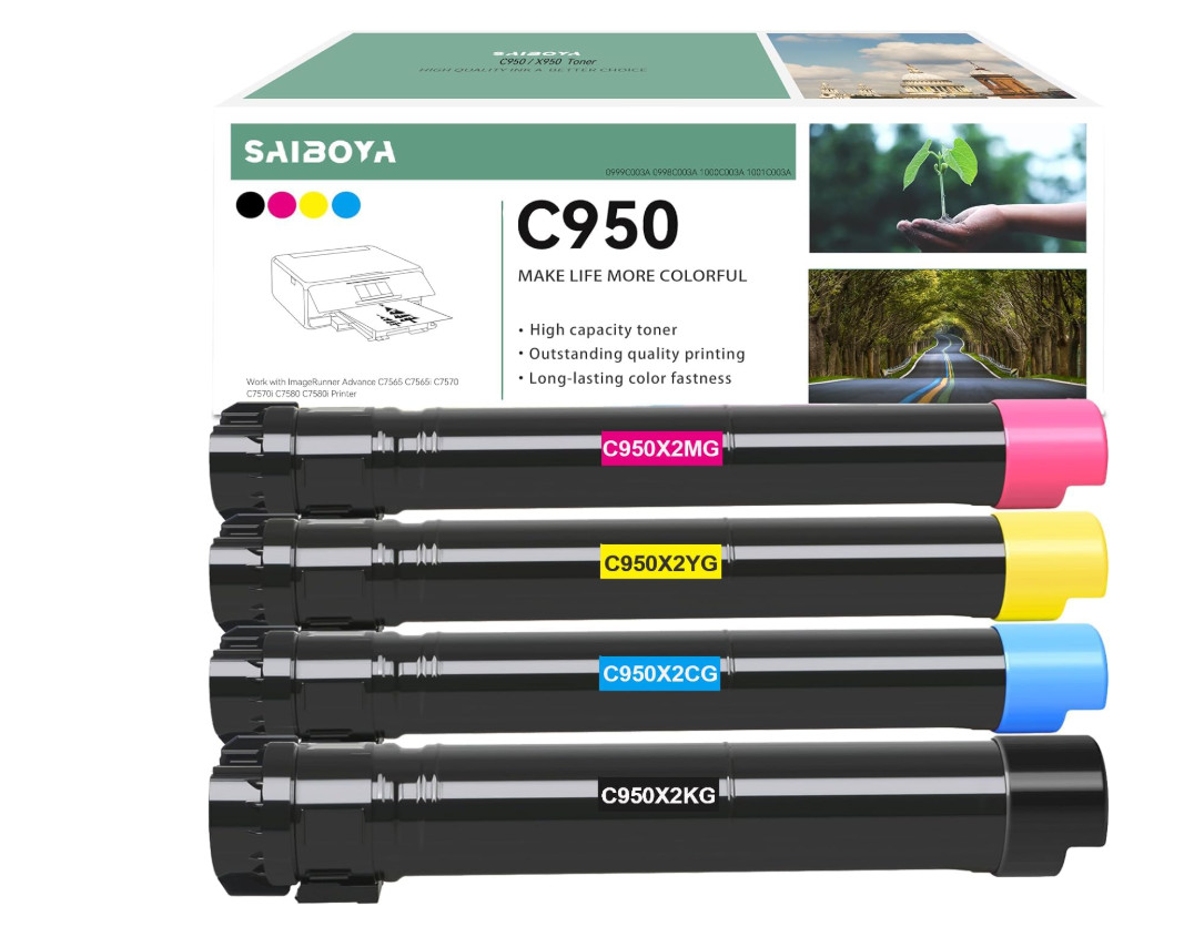 C950 X950 Extra High-Yield Toner Cartridge Compatible for C950X2KG C950X2CG C950