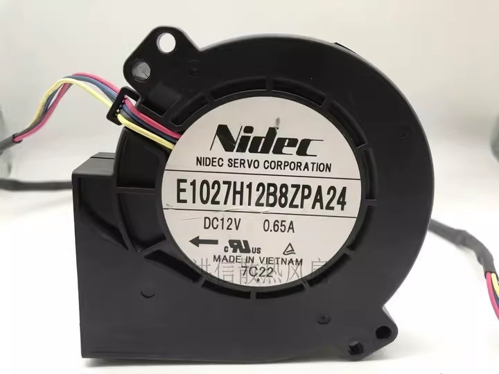 1PCS Genuine Nidec E1027H12B8ZPA24 DC12V 0.65A 9727 4-Wire Turbo Cooling Fan