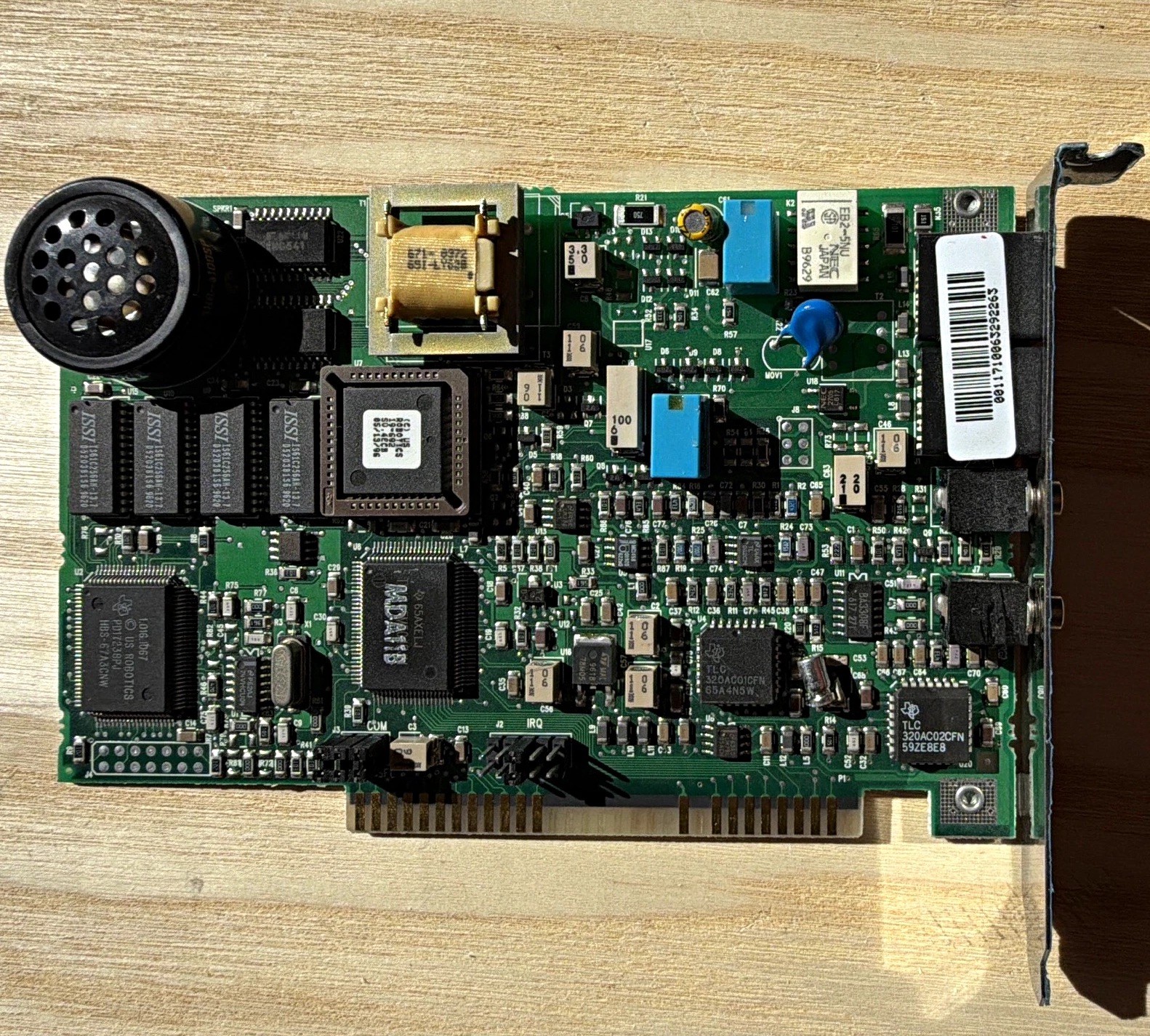 USRobotics 0056345 Internal PCI Fax Modem Card 56 KBps 2x RJ-11 Ports