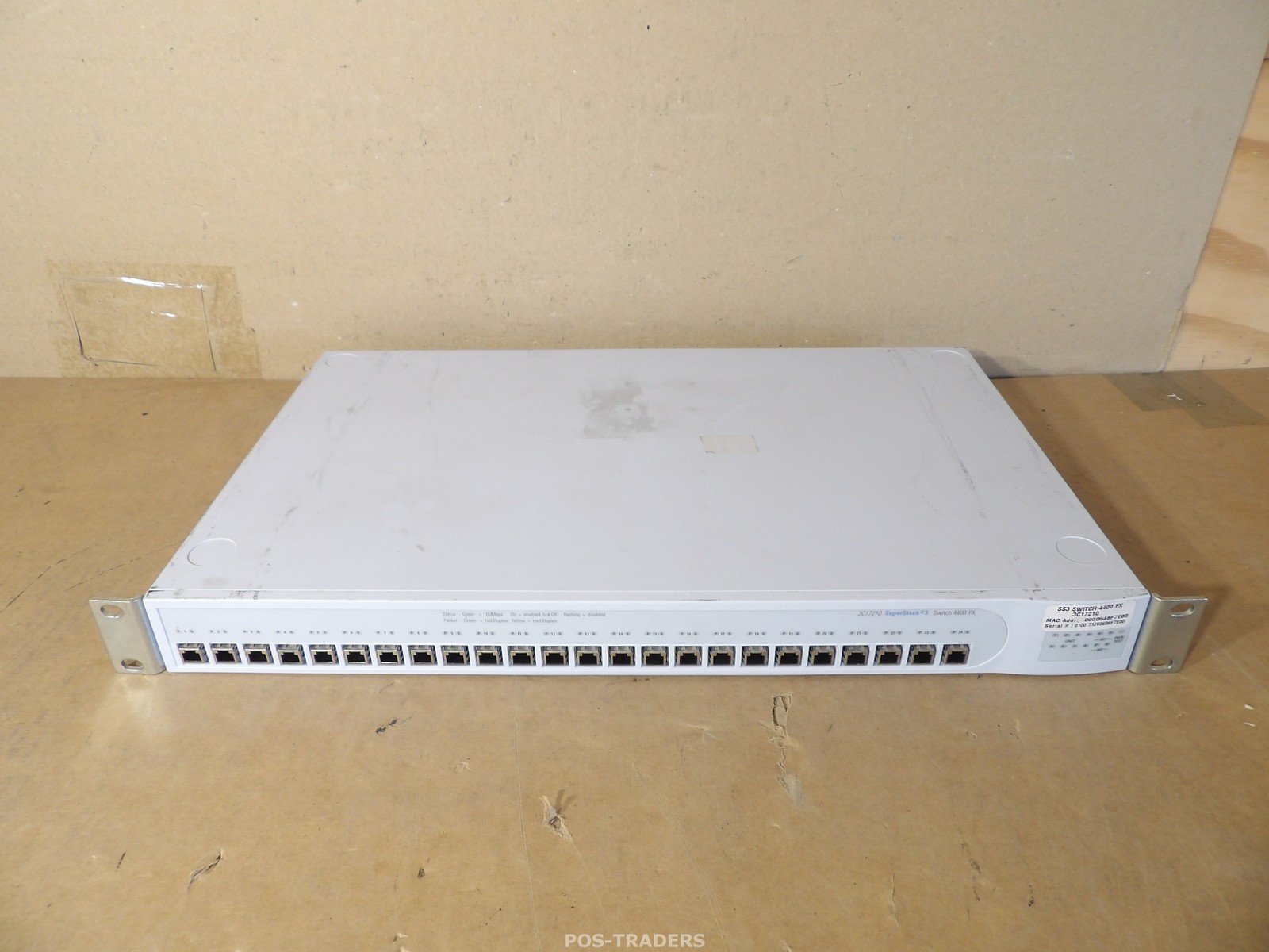 3Com SuperStack 3 Switch 4400 FX 3C17210 Ethernet Switch - INCL 3C17224 Modules